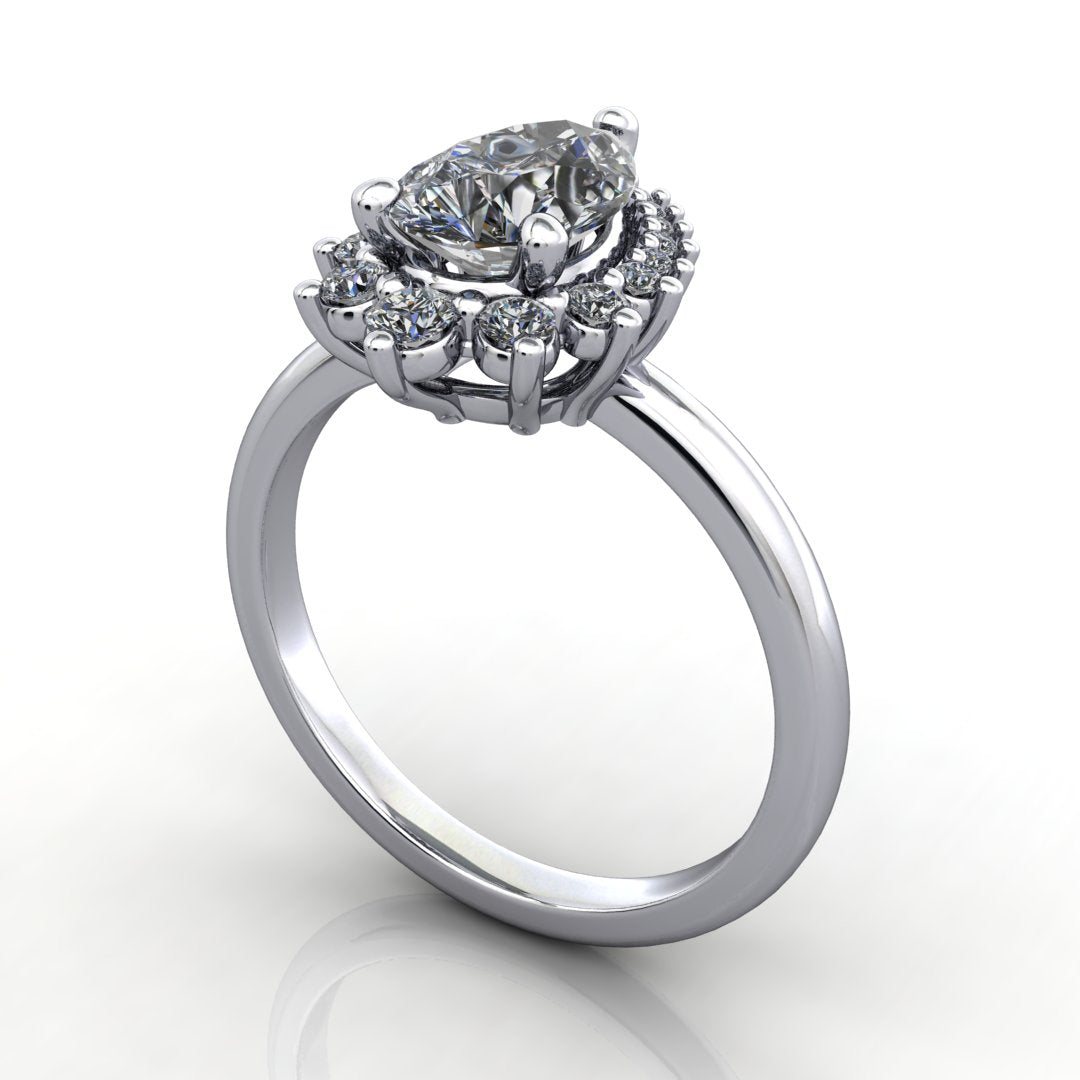 Honey Halo Engagement Ring (setting only)