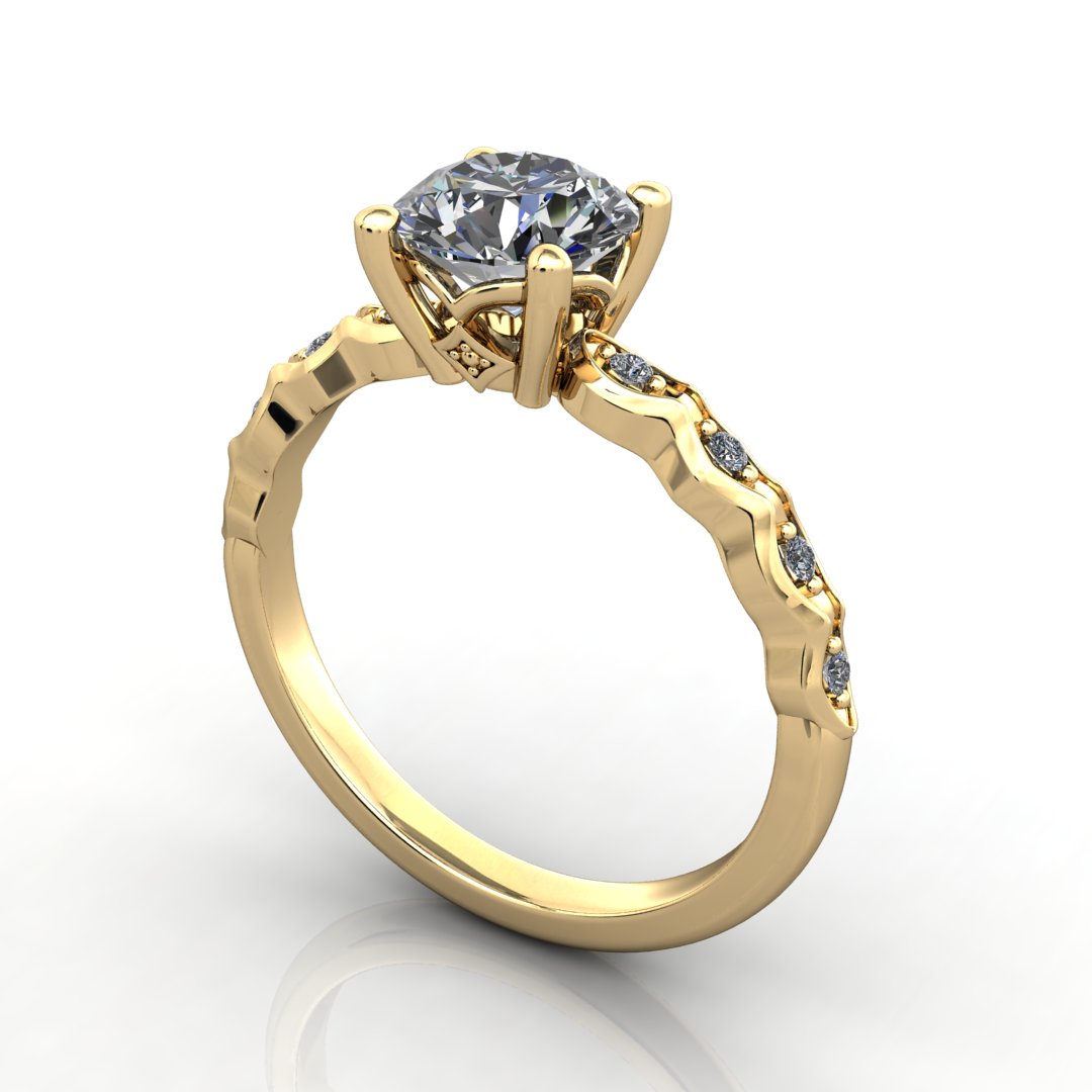 Collins Solitaire Engagement Ring (setting only)