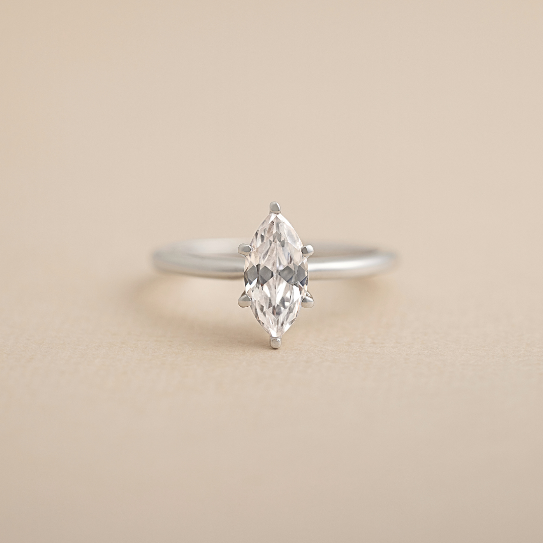 Cleo Six-Prong Solitaire Engagement Ring (setting only)