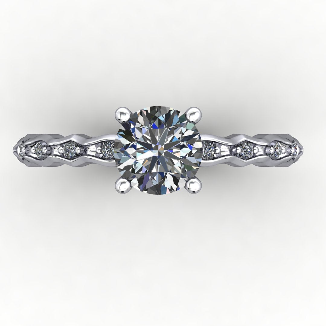 Collins Solitaire Engagement Ring (setting only)