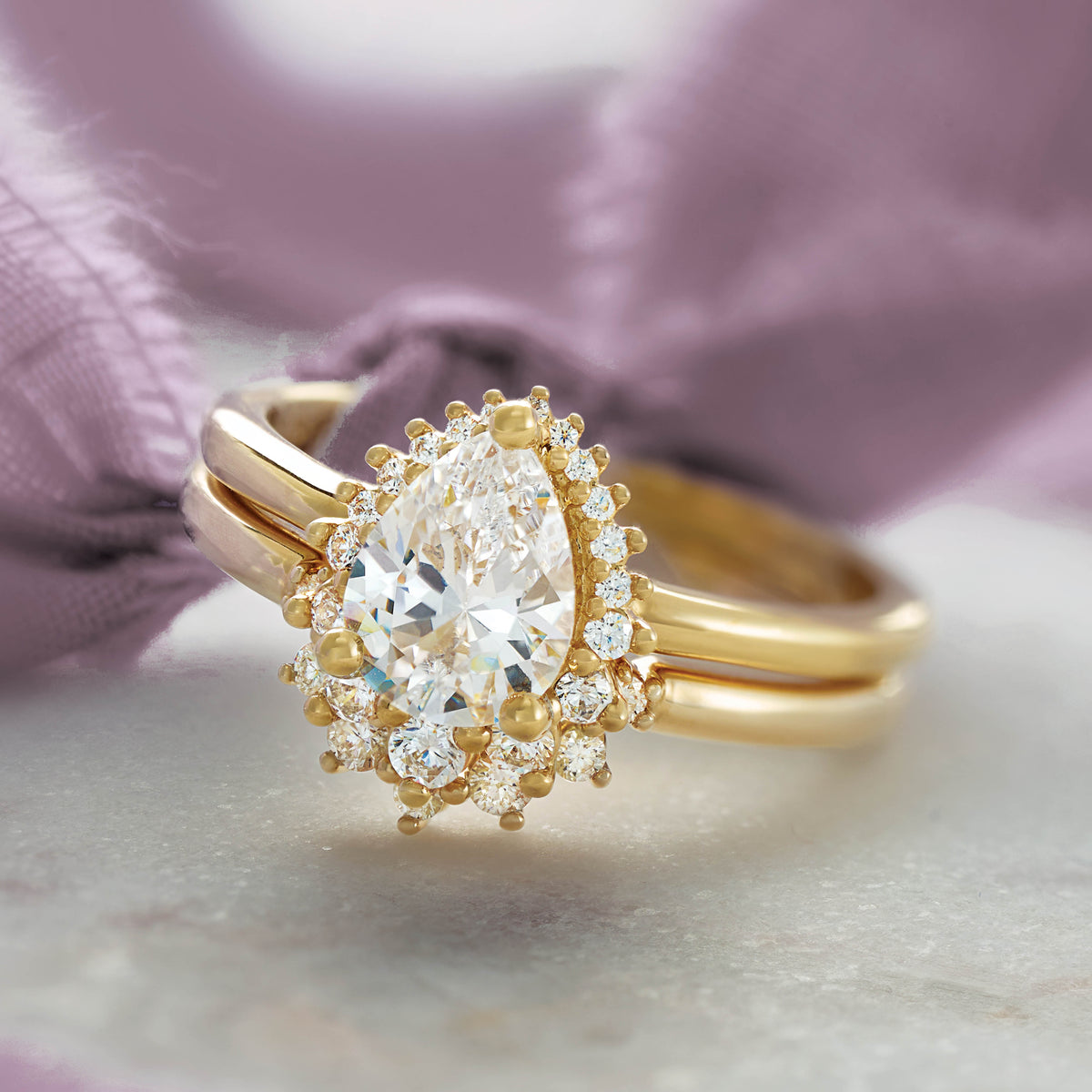 Honey Halo Engagement Ring (setting only)