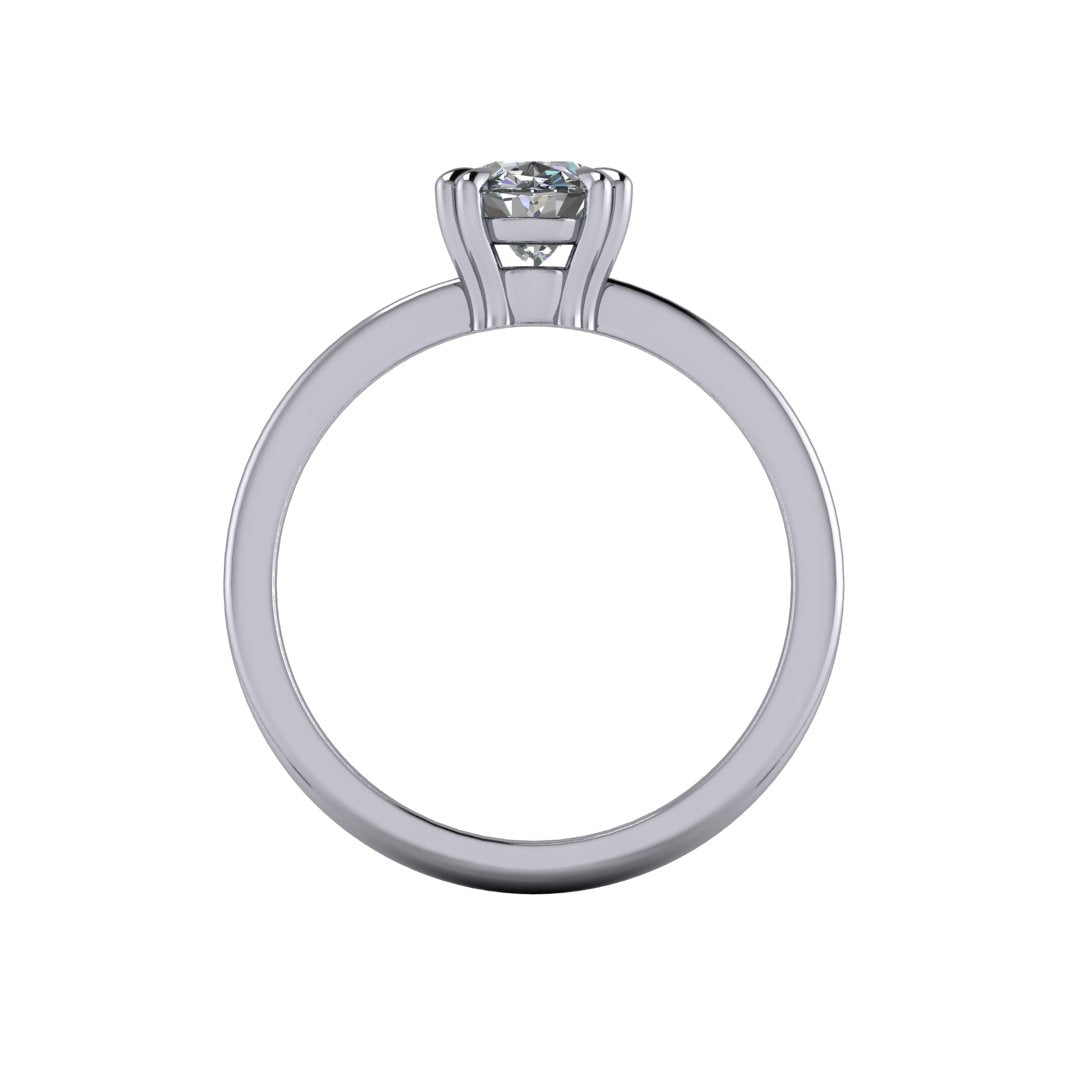 Remi Solitaire Engagement Ring (setting only)