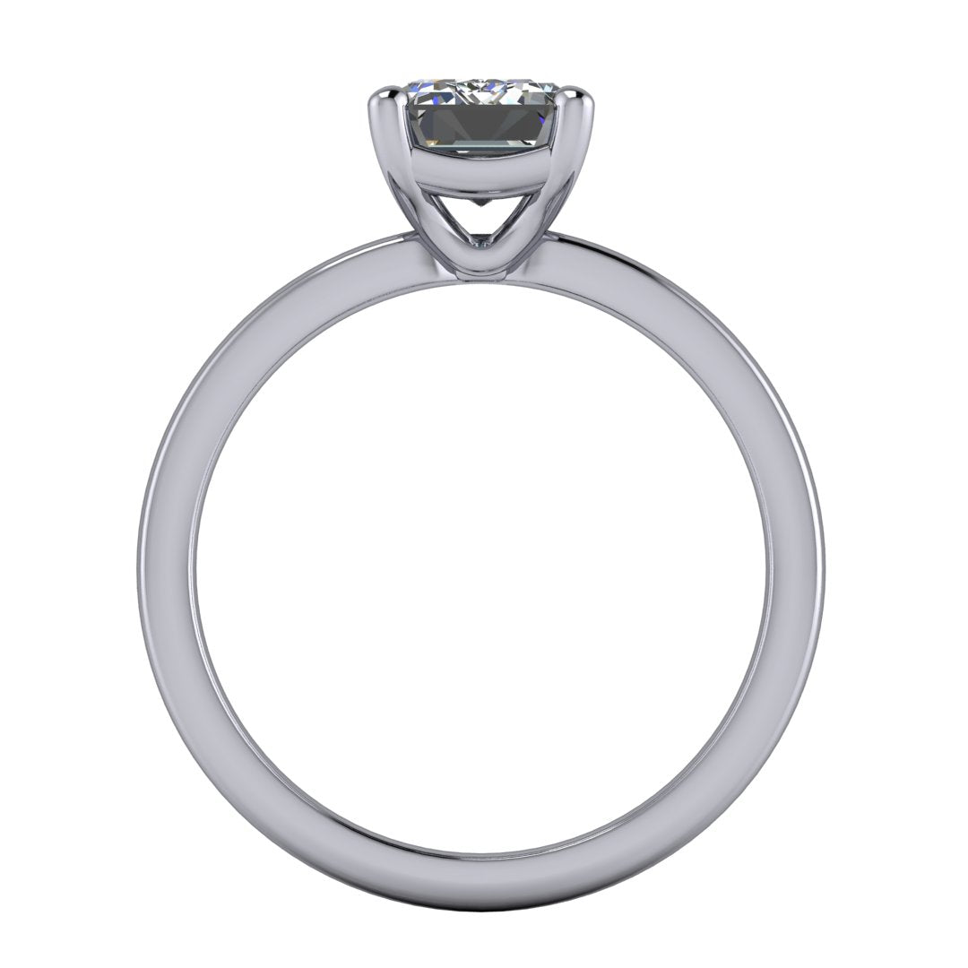 Riley Solitaire Engagement Ring (setting only)