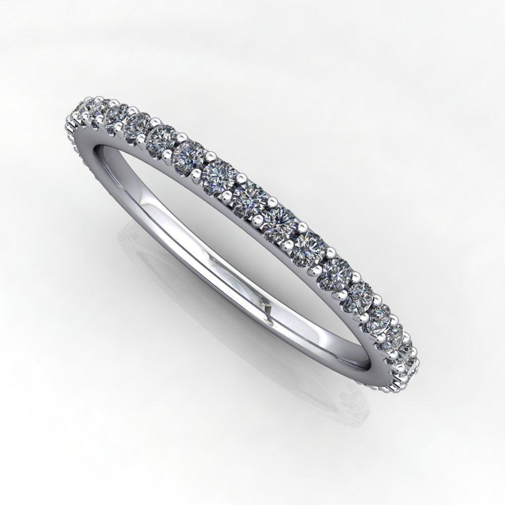 lab-grown diamond wedding band soha diamond co.