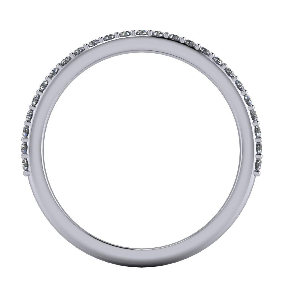 1/4 diamond ctw wedding band white gold soha diamond co