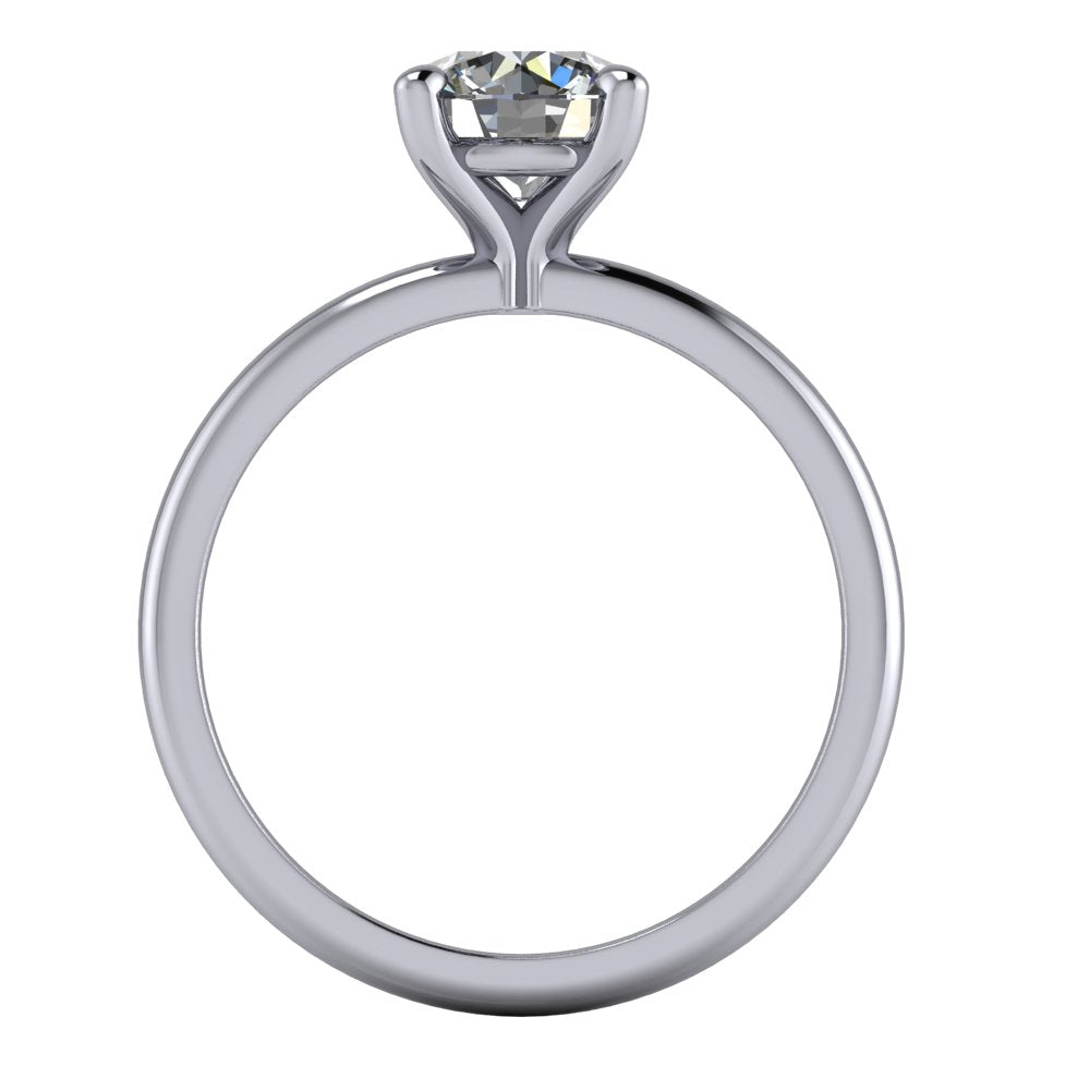 Margo Solitaire Engagement Ring (setting only)