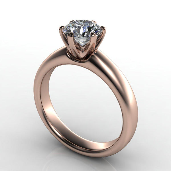 Classic Soha Solitaire Engagement Ring (setting only) - Soha Diamond Co.™