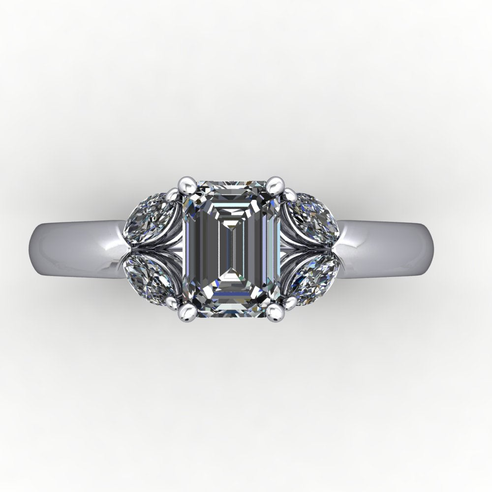 Briar Accented Engagement Ring (setting only)