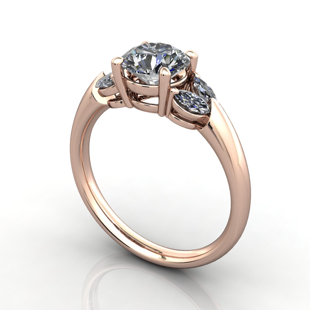 Briar Accented Engagement Ring (setting only)