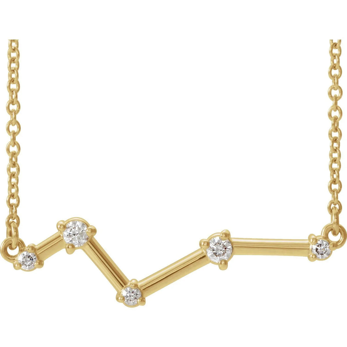 diamond constellation necklace