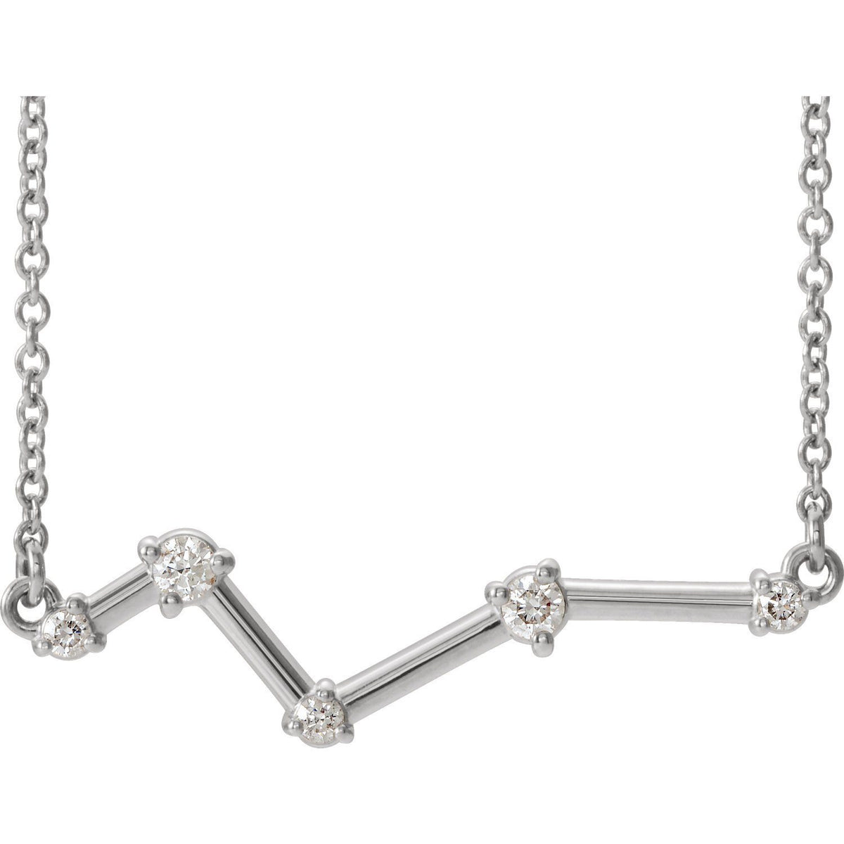 Diamond constellation necklace