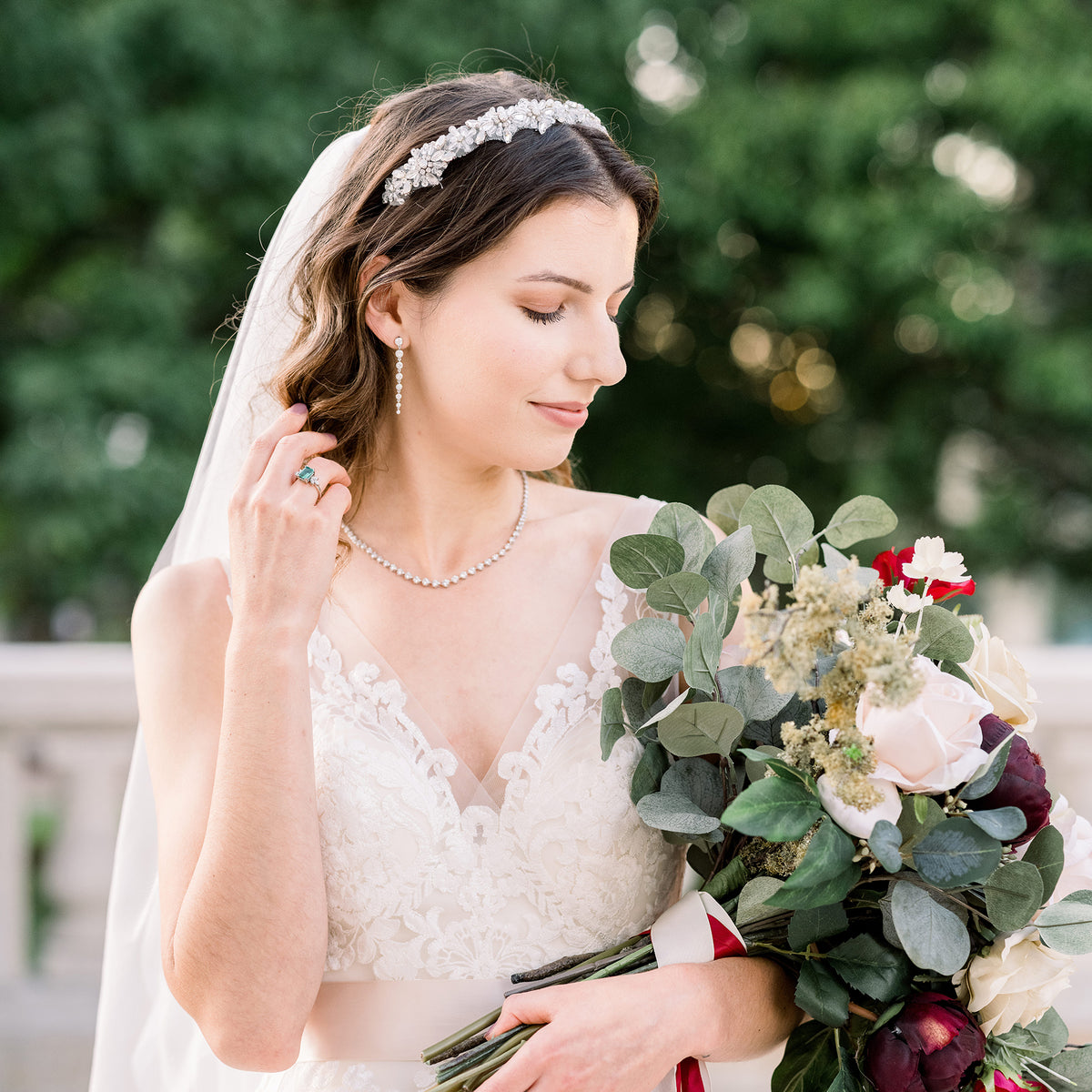 Lab-Grown Diamond Graduated Necklace