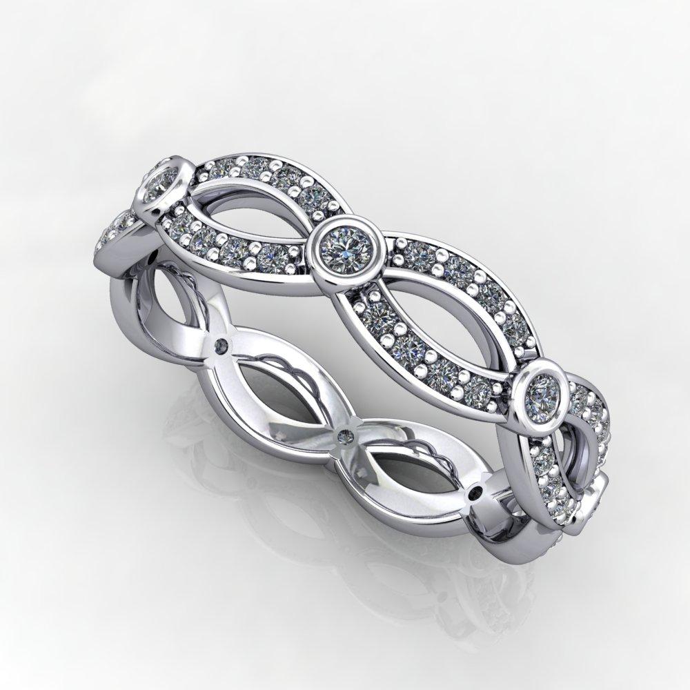 infinity wedding band