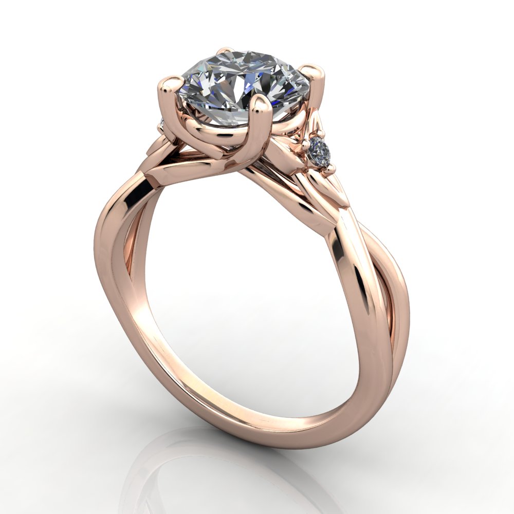 Greta Solitaire Engagement Ring (setting only)